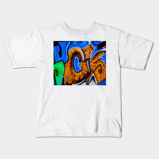 graffiti fantastic pattern on almost all products Kids T-Shirt by Hujer